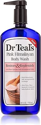 Nettoyant pour le corps au sel d'epsom dr. teal - rose de l'himalaya