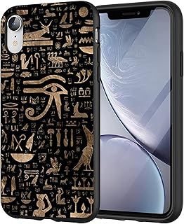 Hanhanshilu compatible avec iphone 7 8 se mystérieux hiéroglyphes égyptiens anciens coque fine