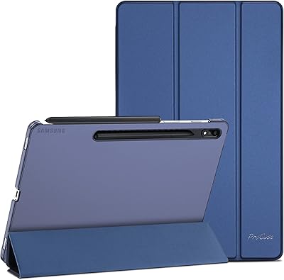 Étui de protection pliable procase slim avec support arrière rigide pour galaxy tab