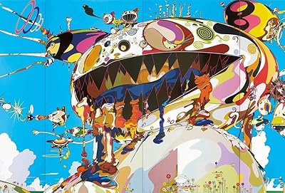 Collection trident kanye west rapper graduation takashi murakami affiche 12x18 pouces