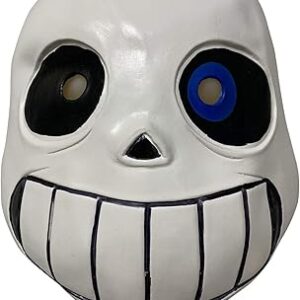 LLH UNDERTALE SANS MASQUE TAILLE ENFANT LATEX RPG JEU CASQUE INTÉGRAL COSPLAY ACCESSOIRE