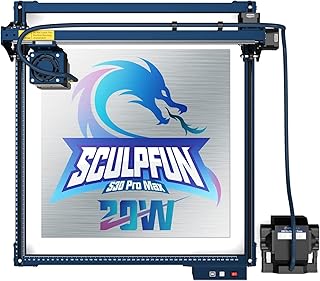 Graveur laser sculpfun s30 pro max puissance optique 20 w avec kit