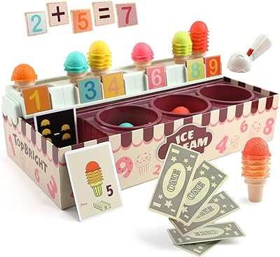 Jouet de crème glacée arabest pour enfants, ensemble de jeu de crème glacée