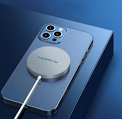 Chargeur magnétique compatible hovy magsafe adapté aux iphone séries 14-13-12 pro et mini