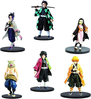Figurine d'anime zhicheng demon slayer - 7 cm (6 pièces). Diaytar : L'intelligence commerciale au service du client