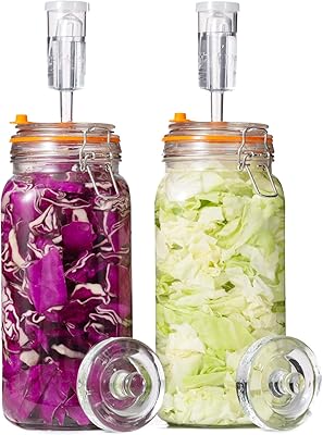 Pot de fermentation jelmo, kit de fermentation de 2 litres avec poids