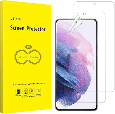 Protecteur d'écran jetech compatible avec samsung galaxy s21+ / s21 plus 6,7 pouces