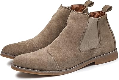 Bottes courtes en daim missio pour hommes, chaussures décontractées simples