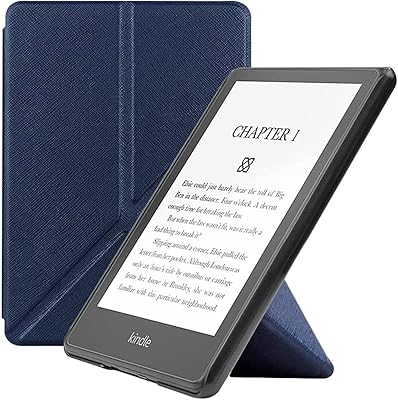 Étui kindle paperwhite - toute nouvelle coque intelligente en cuir pu avec mise