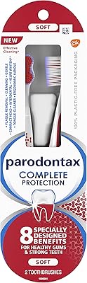 Brosse à dents souple parodontax complete protection pour soins bucco-dentaires pour des gencives