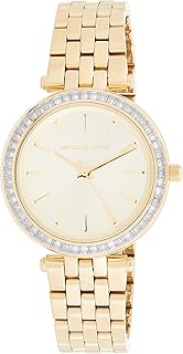 Montre michael kors mini darcy en acier inoxydable doré pour femme