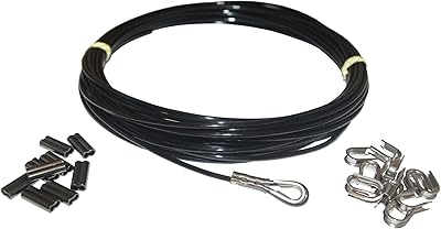 250 lb ensemble de lignes monofilaments leader line contient 10 boucles oscillations