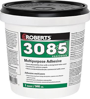 Roberts 3085-0 adhésif vinyle multi-usages pour tapis et support en feutre, 1 litre