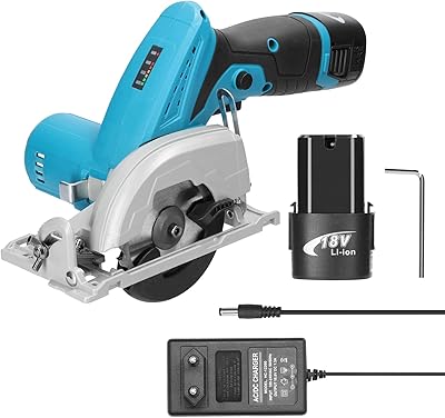 Scie circulaire électrique au lithium de 3 pouces, 16.8v 0-27mm, profondeur de coupe