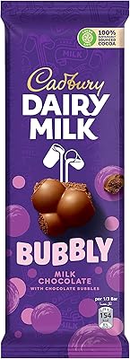 Chocolat pétillant au lait cadbury dairy milk 87g