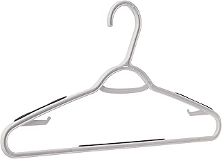 Cintre à vêtements en plastique amazonbasics avec base antidérapante, paquet de 30