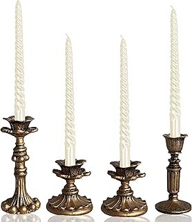 Bougeoir en tapisserie antique bougeoir en résine bronze décoration de mariage à