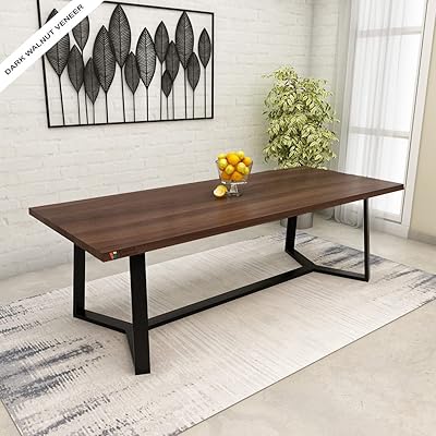 Table de salle à manger en bois de la série niles artistiquement solide