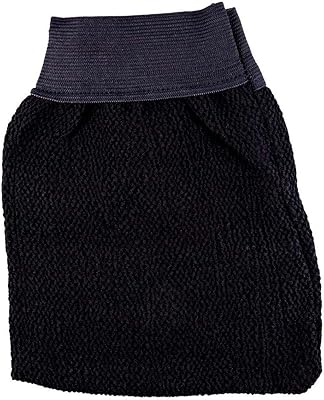 Gants de bain marocains noirs professionnels leaf leave, nettoyant efficacement tous les types