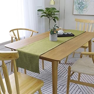 Chemin de table lavable double face en tissu kuti multi jute mehandi