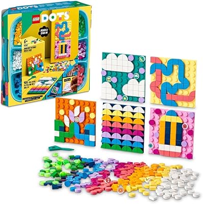 Kit de bricolage créatif lego dots 41957 pack d'autocollants géants (486 pièces)
