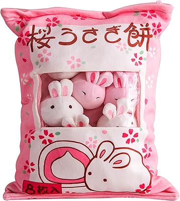 Coussin de canapé amovible en forme de lapin eamon oreiller en peluche mignon