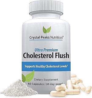 Supplément de cholestérol crystal peaks nutrition tous les ingrédients naturels pour soutenir