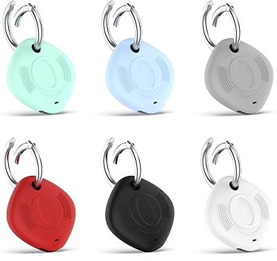 [6 pièces] étui de protection portable compatible avec samsung smart tag tracker étui en silicone souple anti-rayures housse de protection légère avec porte-clés pour accessoires de porte-clés intelligents. Diaytar : Le e-commerce qui respecte votre budget