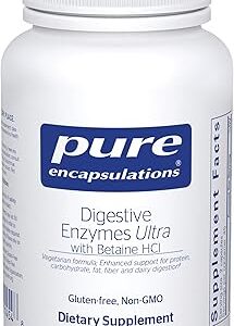Pure encapsulations enzymes ultra digestives avec bétaïne hcl | enzymes digestives à base de plantes pour soutenir les protéines, les glucides, les graisses, les fibres et les produits laitiers | 90 capsules. Diaytar : Connectez-vous aux meilleures offres