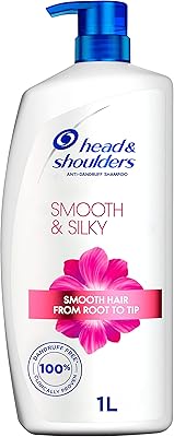 Head & shoulders shampooing antipelliculaire lisse et soyeux pour cheveux secs et crépus