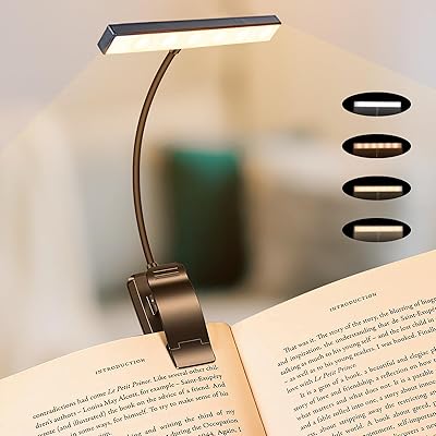Lampe de lecture rechargeable 18 led pour lire au lit avec 12
