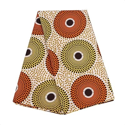 Realox 2020 ankara polyester tissu imprimé cire africaine 6 mètres pour robe