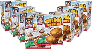 Mini muffins aux pépites de chocolat little debbie's, mini muffins cuits au four