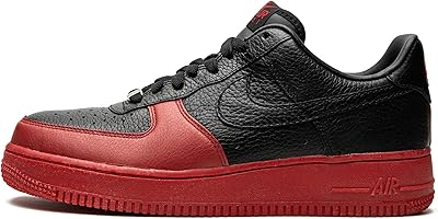 Chaussure de basket-ball air force 1 low black varsity pour homme 318274-001, noir/rouge