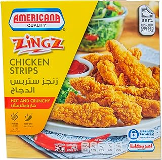Lanières de poulet zings, épicées et croustillantes, 320 grammes d'americana