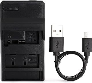 Chargeur usb ultra fin d-li109 pour batterie d'appareil photo pentax k-1s, k-30, k-50