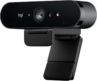 Webcam logitech brio uhd pour vidéoconférence, enregistrement et diffusion en direct - noir