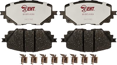 Kit de plaquettes de frein avant de remplacement ray bestos element3 ehttm premium
