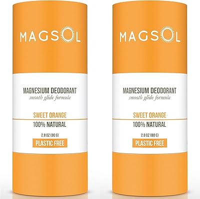 Déodorant naturel magsol sans plastique pour femme - 100 % sans aluminium