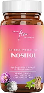 Inositol fem ménopause 19-en-1 | suppléments périménopause et ménopause avec myo-inositol, d-chiro