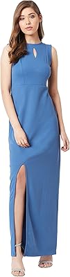 Robe longue moulante miss olive pour femme