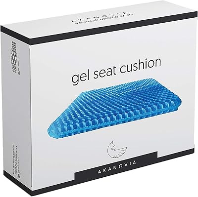 Coussin de siège en gel pour une assise longue coussins