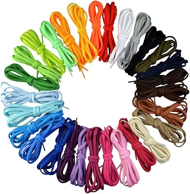 29 paires marrywindix 99cm lacets ronds colorés pour baskets et skateboard (29 couleurs)