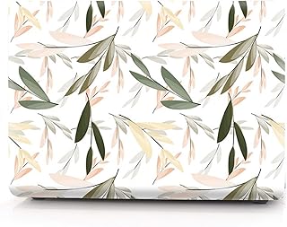 Yhuisen floral case pour huawei matebook d14 2020 leaf matte clear laptop cover