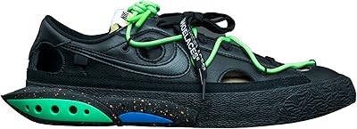 Blazer low homme dh7863 001 off-white - noir/vert electro - taille 5.5