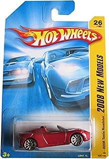 Hot wheels 2008 tesla roadster 1:64 modèle de voiture en métal moulé sous