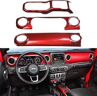 Couvercle de console centrale abs polaxin pour jeep wrangler jl 2018-2021 jeep