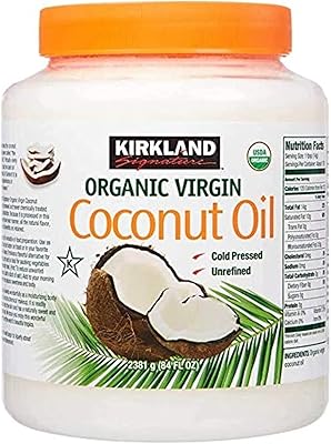 Huile de noix de coco vierge biologique kirkland signature, 2,28 kg
