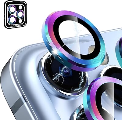 Protecteur d'objectif d'appareil photo cloud valley conçu pour iphone 13 pro/13 pro max