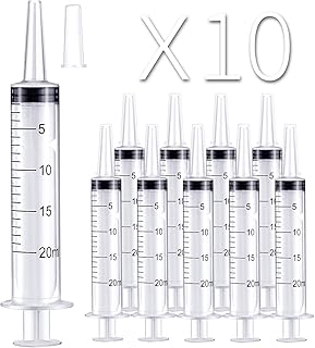 Grande seringue en plastique scellée individuellement avec mesure pour laboratoire scientifique, mesure